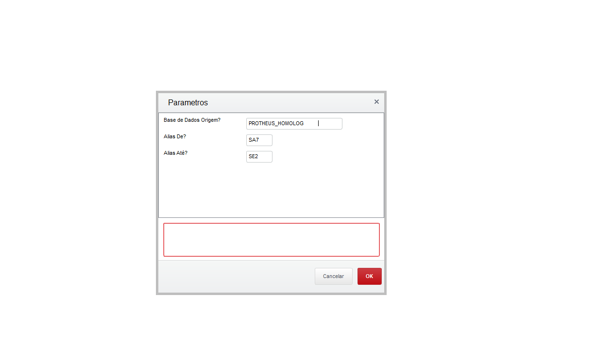 Importador de Tabelas